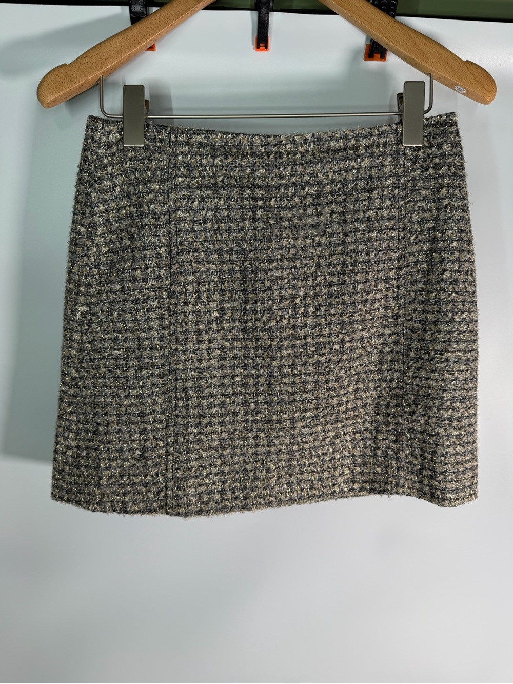 J.Crew Collection Mini Skirt in Tinsel Tweed Size 4